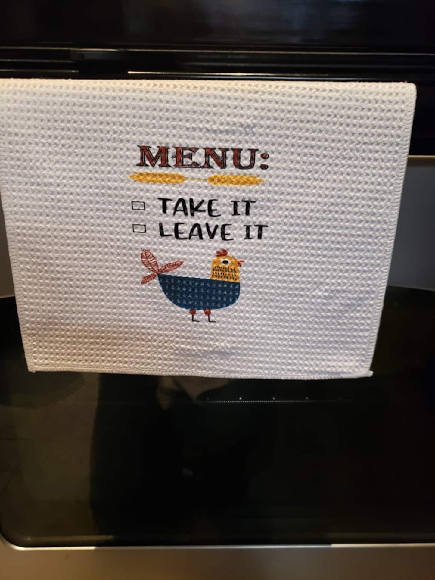 Waffle Kitchen Tea Towel Sublimation Blanks