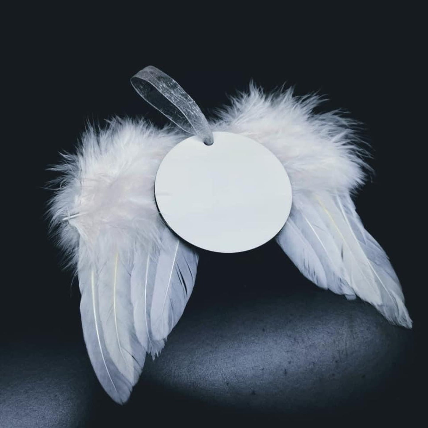 Christmas Ornaments with Angel Wings Sublimation Blanks