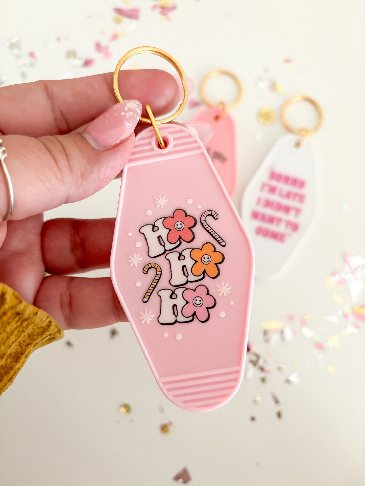 UV DTF Decal Wraps for Retro Motel Keychains