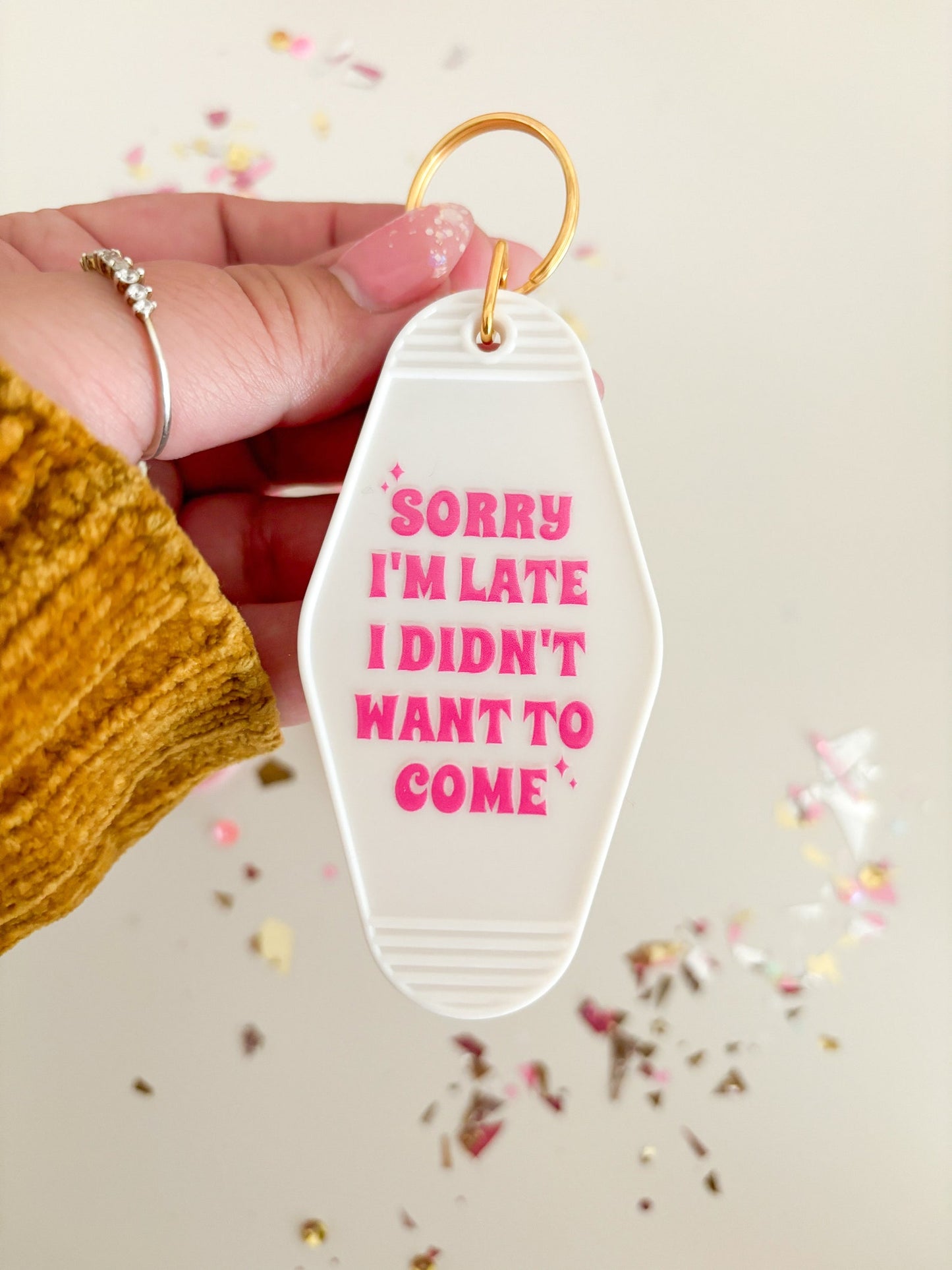 UV DTF Decal Wraps for Retro Motel Keychains