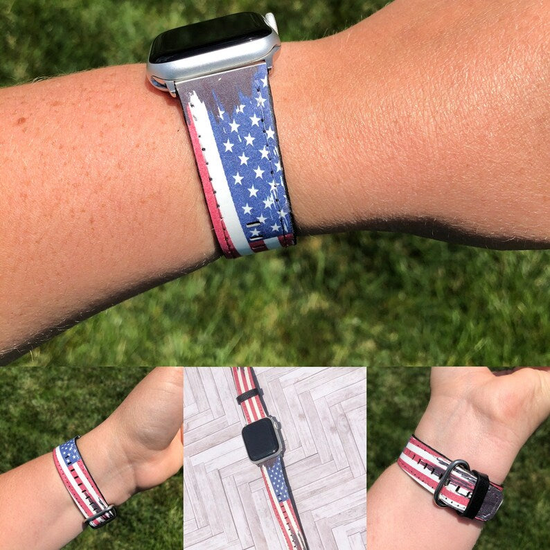 Faux Leather Apple Watch Band Sublimation Blank