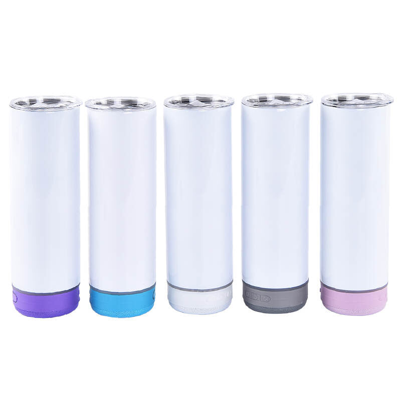 20oz Smart Wireless Bluetooth Speaker Tumbler Sublimation Blanks