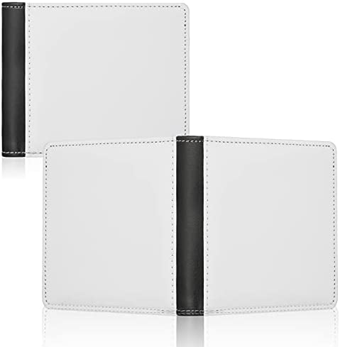 PU Faux Leather Men's Wallet Sublimation Blanks