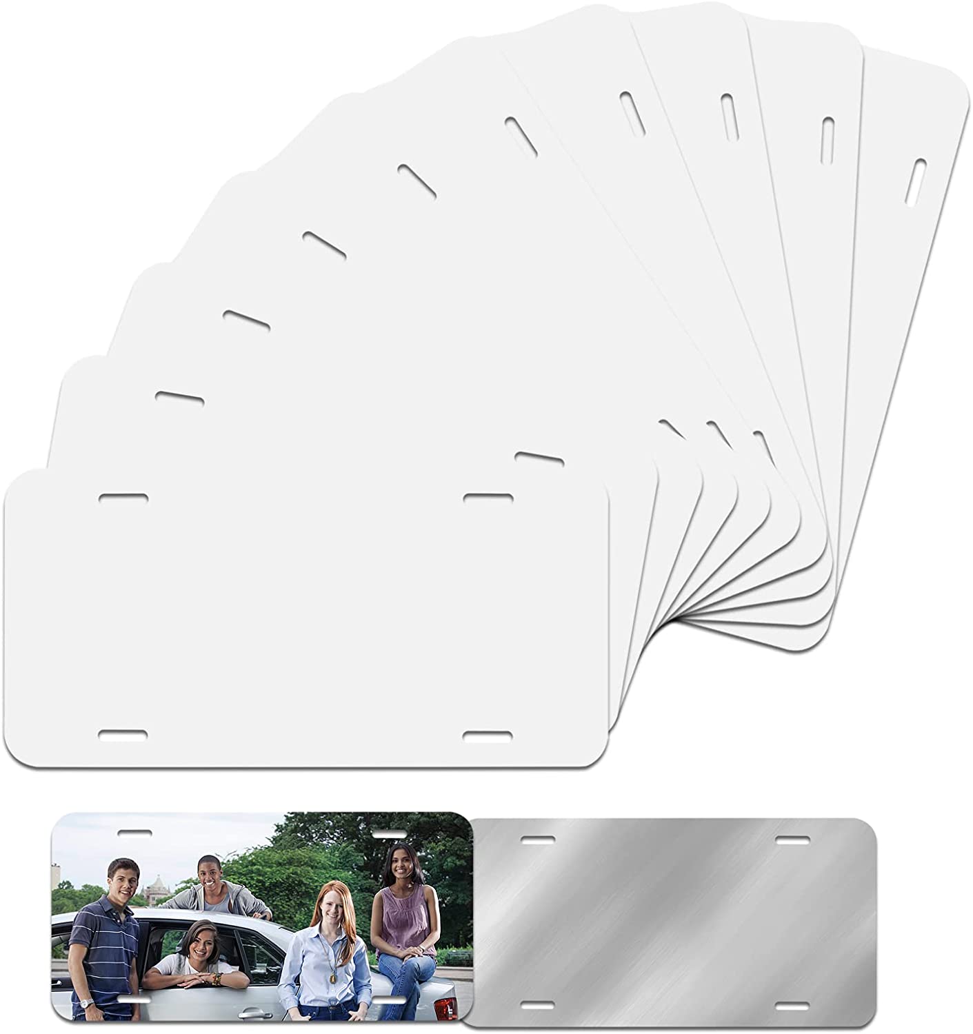 Aluminum Car License Plate Sublimation Blanks
