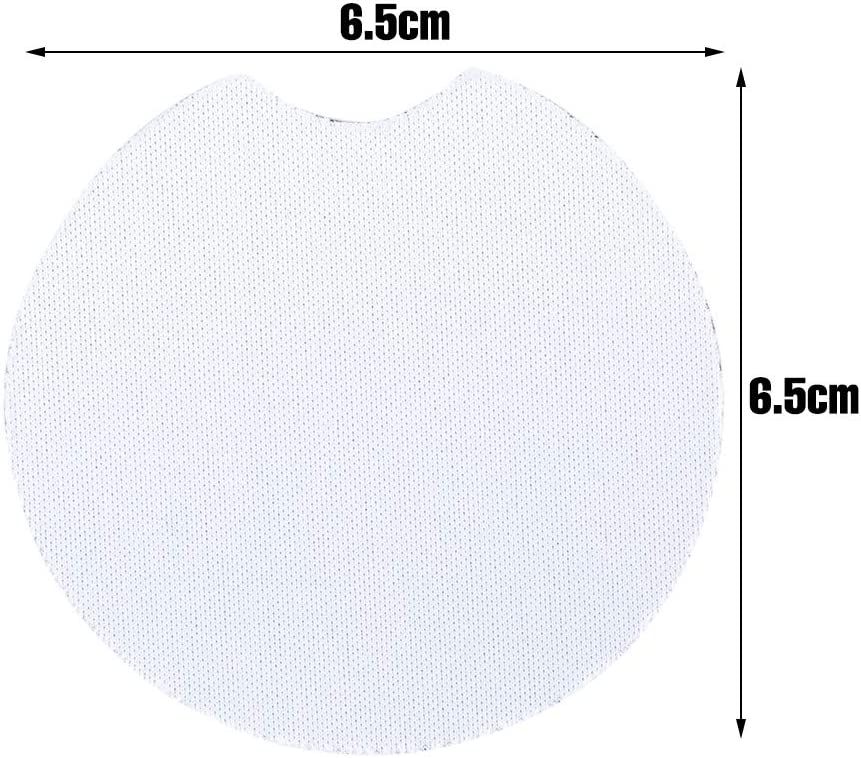 Neoprene Car Coasters Sublimation Blanks