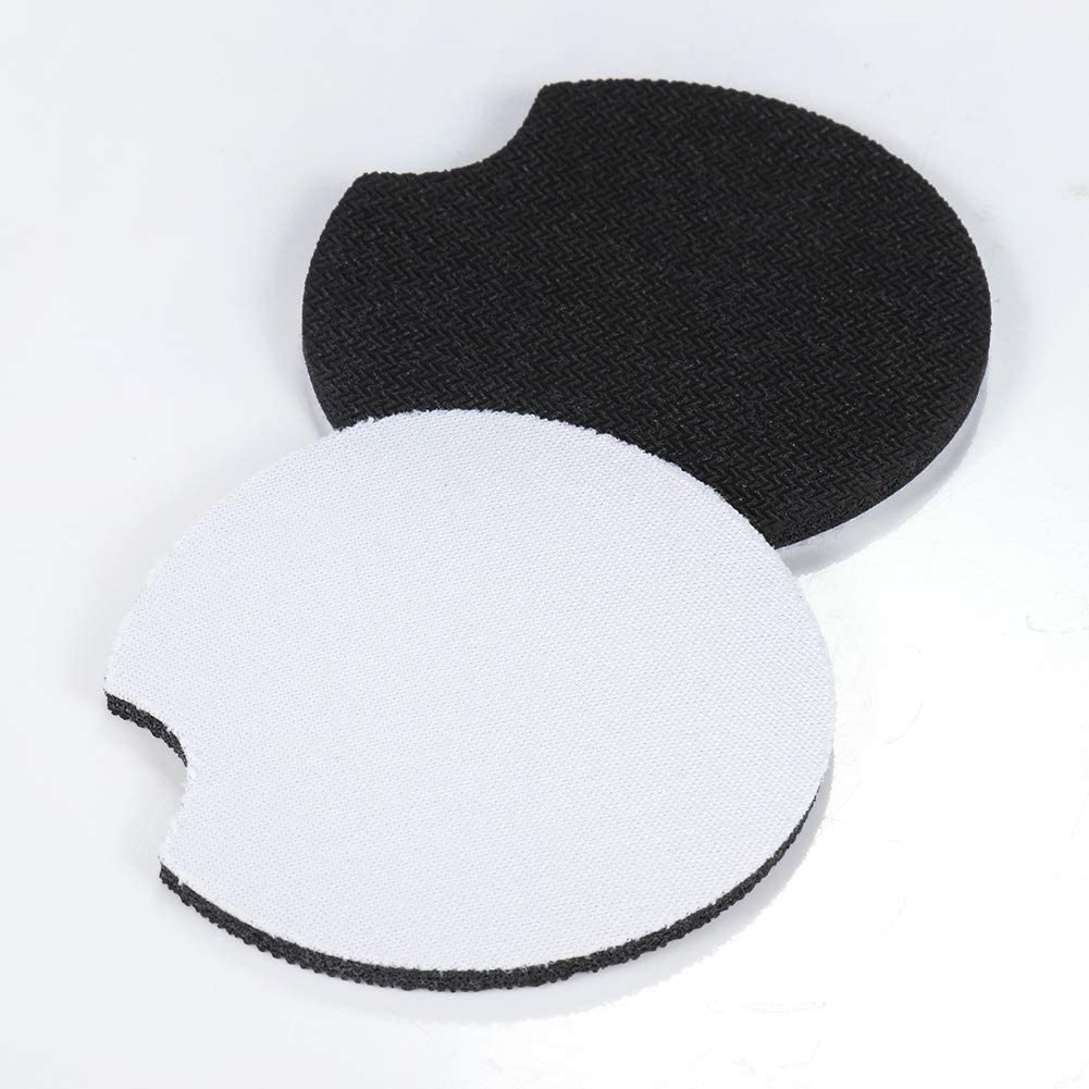 Neoprene Car Coasters Sublimation Blanks