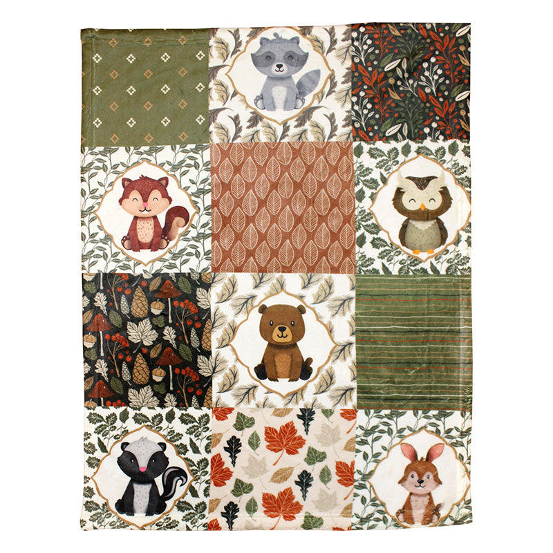 100% Polyester Minky Baby Blankets Sublimation Blanks