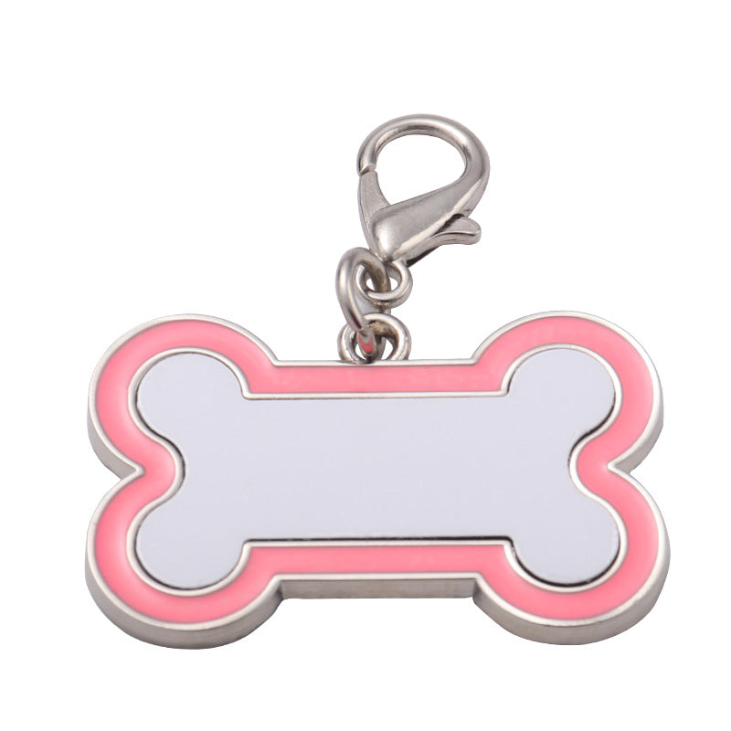 Bone Shaped Dog Tags Sublimation Blanks
