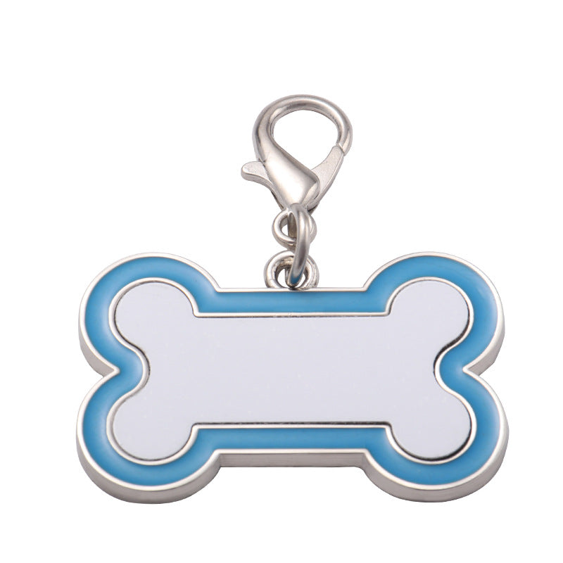 Bone Shaped Dog Tags Sublimation Blanks