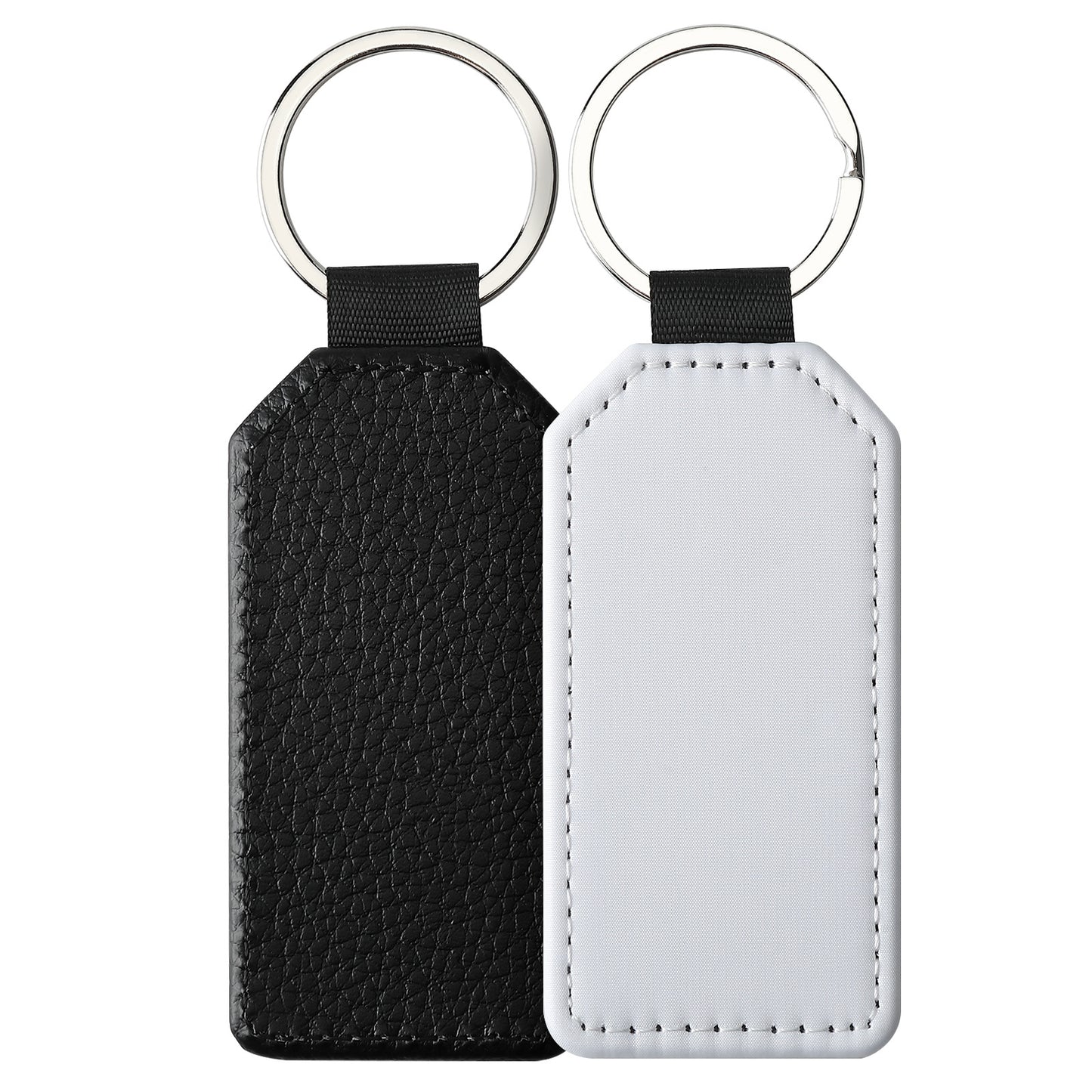 PU Leather Keychains Sublimation Blanks