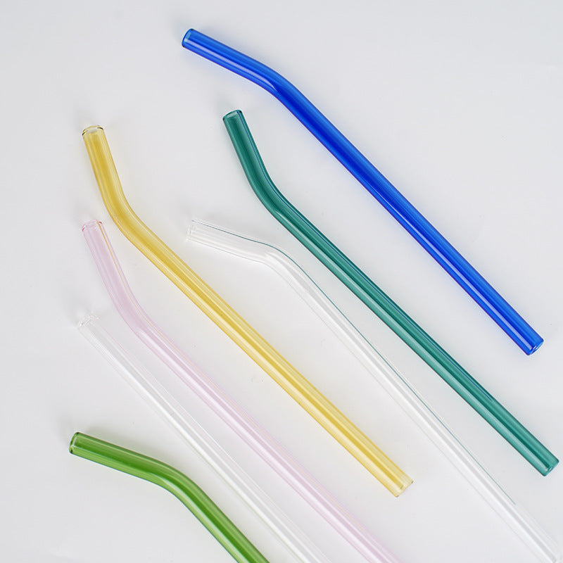 Glass Straws for Glass Cans Straight/Bent