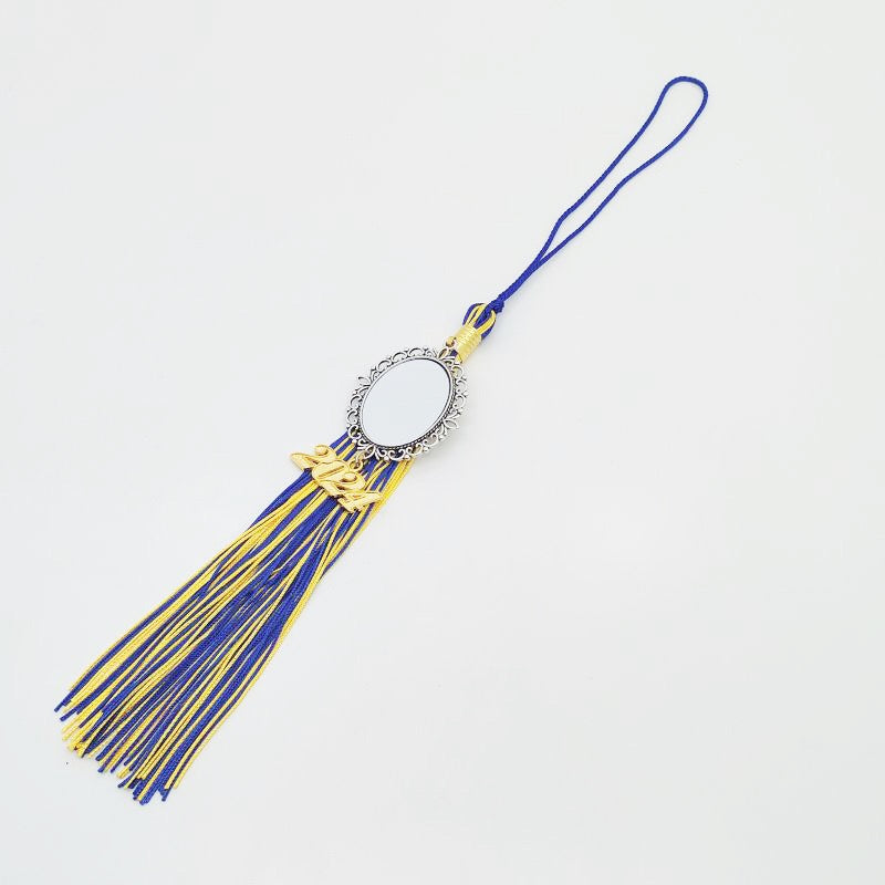 Graduation Cap Tassel Charm Sublimation Blanks