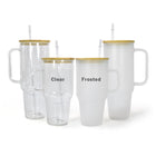 32oz 40oz Glass Tumbler Mug Sublimation Blanks