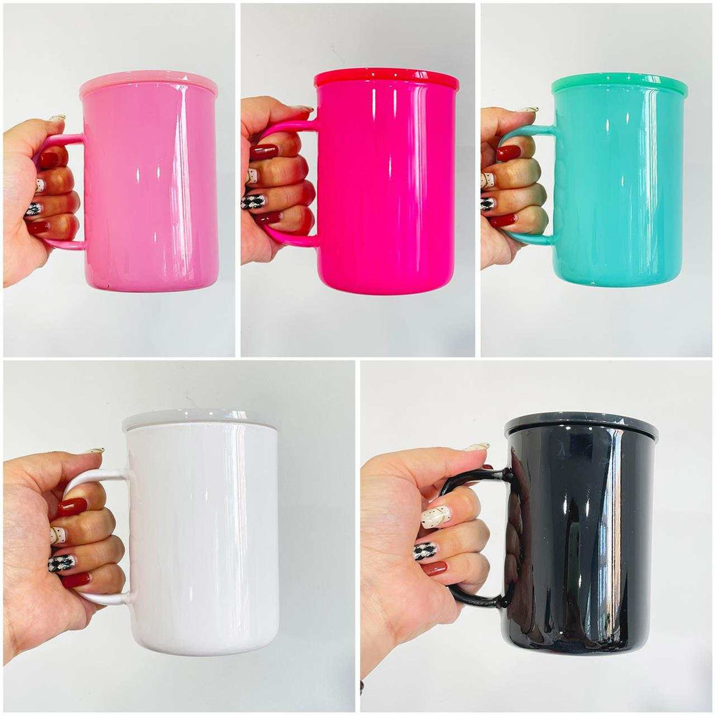 17oz Color Glass Mug Sublimation Blanks