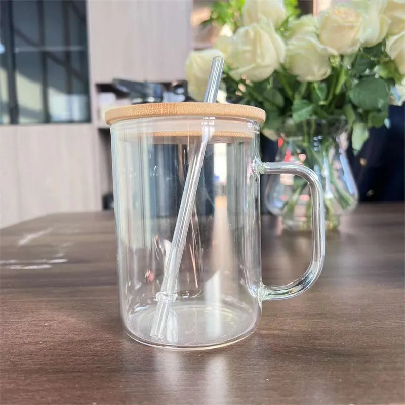 10 oz. Glass Mug with Handle Sublimation Blank – The Blank Stockpile