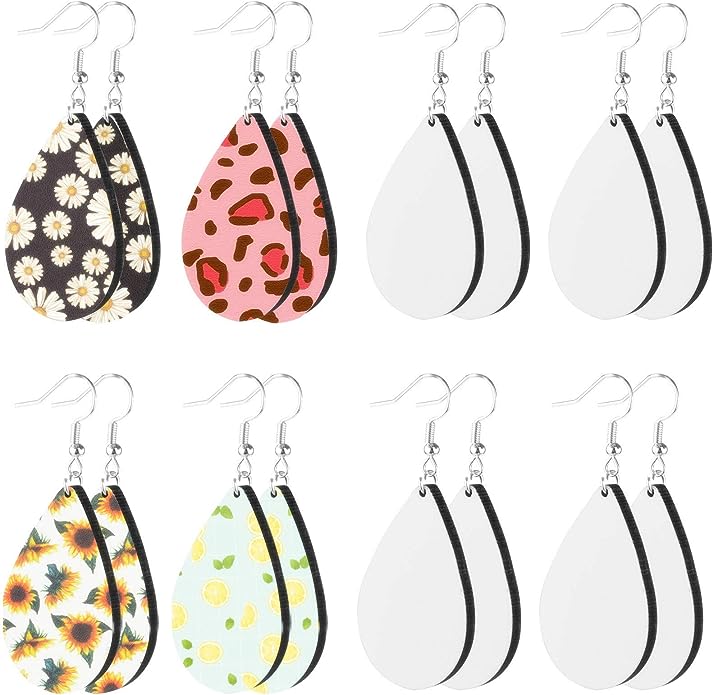 Teardrop Earrings MDF Sublimation Blanks