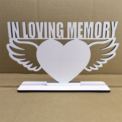 In Loving Memory Photo Panel Decor Sublimation Blanks