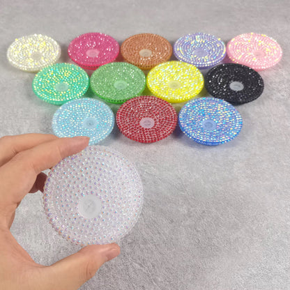 Rhinestone Bling Lids for 16oz Glass Can