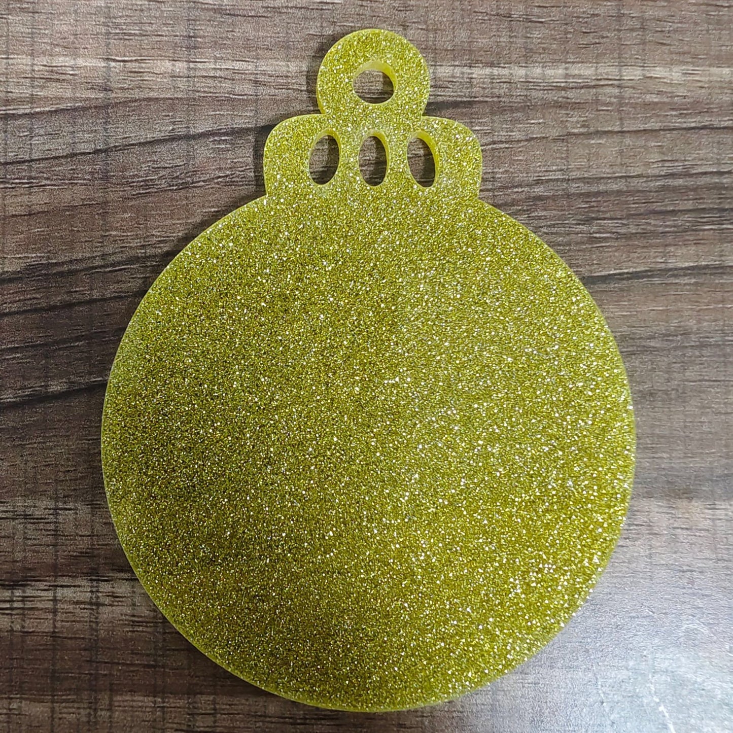 Glitter Acrylic Christmas Ornaments Blanks