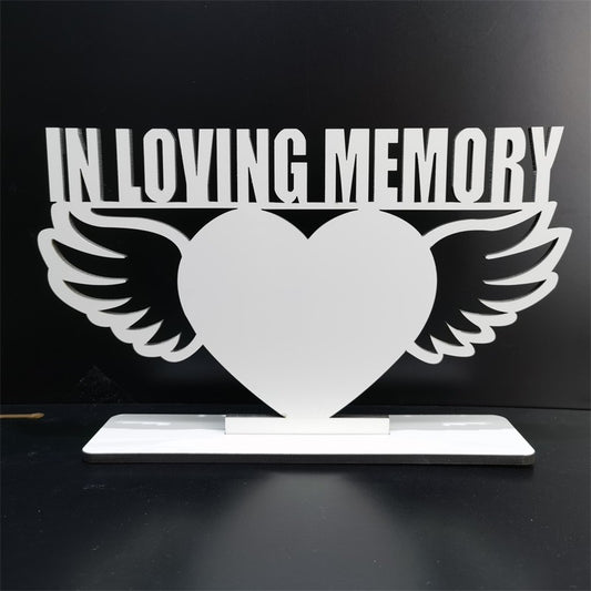 In Loving Memory Photo Panel Decor Sublimation Blanks