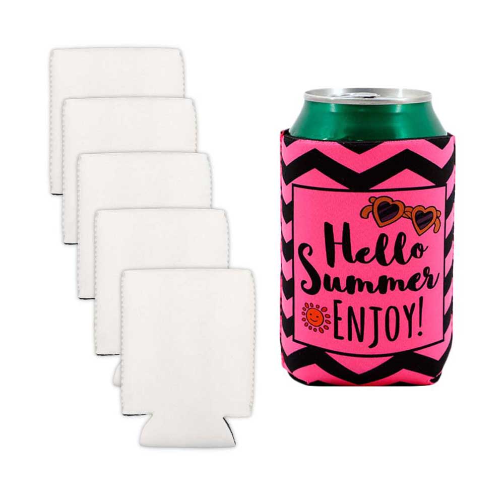 Neoprene Koozies 12oz Can Coolers Sublimation Blanks
