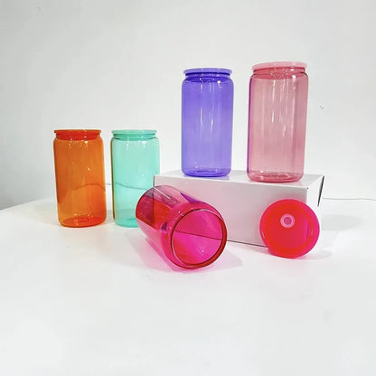 16oz Jelly Glass Cup Sublimation Blanks