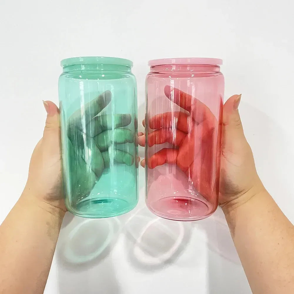 16oz Sublimation Jelly Blanks, Sublimation Tumblers, Glass Can Cups, Jelly  Sublimation Blanks, Crafts, Diy Craft Blanks. 