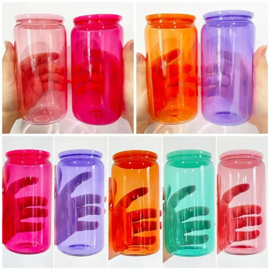 16oz Jelly Glass Cup Sublimation Blanks