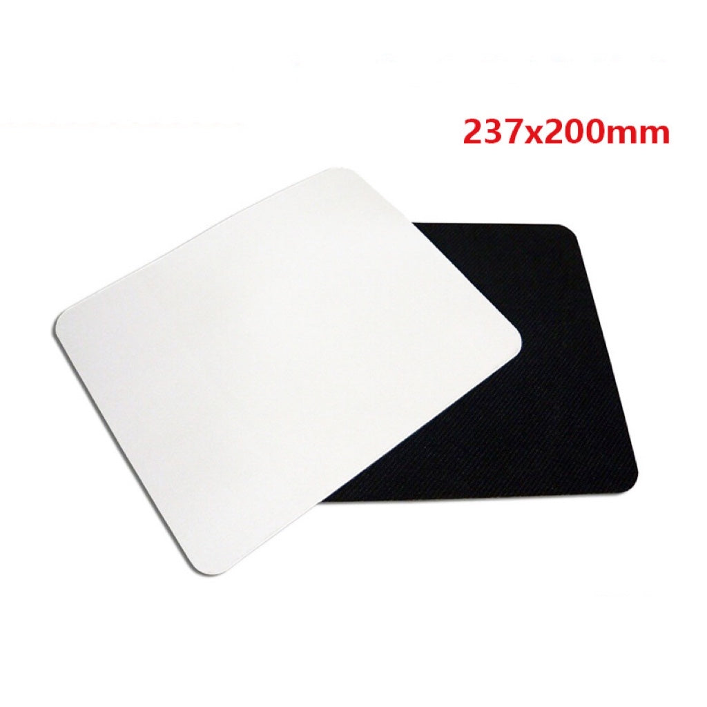 Sublimation Blank Neoprene Mousepad Black Rubber Backed 9.5 x 8.5 x .22  Heart MP958 (5 Pack)