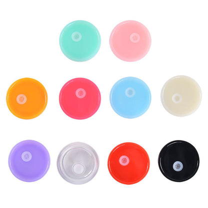Acrylic Color Lids for 16oz Glass Can