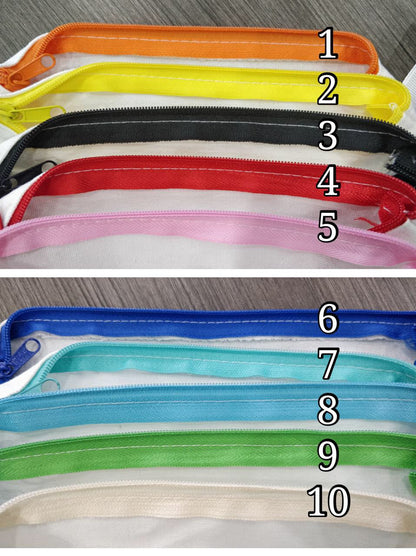 Cloth Zipper Bag Sublimation Blank