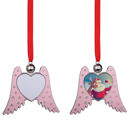 Christmas Angel Wings Ornaments Sublimation Blanks