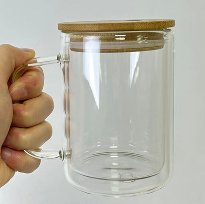 17oz Glass Mug Sublimation Blanks