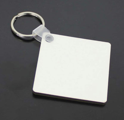 MDF Keychains Sublimation Blanks