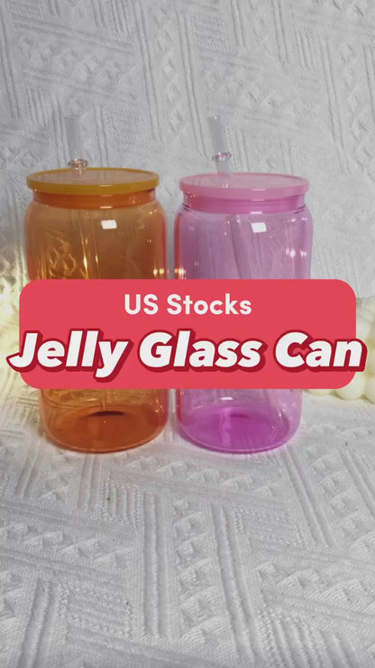 16oz Jelly Glass Cup Sublimation Blanks