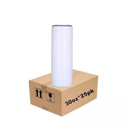 30oz Skinny Straight Tumblers Sublimation Blanks