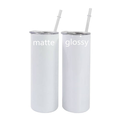 20oz Matte Skinny Tumblers Sublimation Blanks