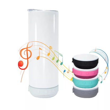 20oz Smart Wireless Bluetooth Speaker Tumbler Sublimation Blanks