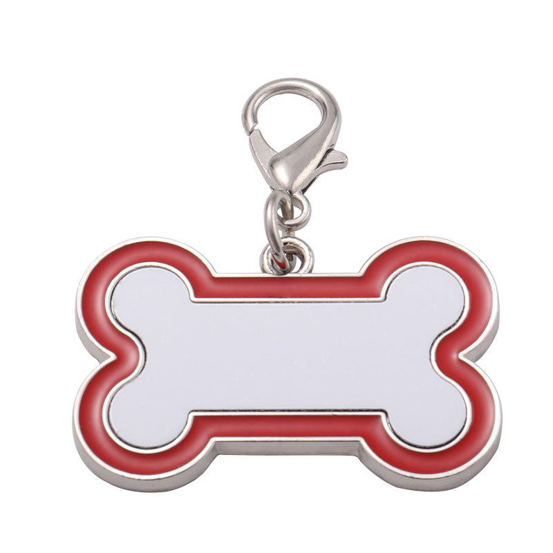 Bone Shaped Dog Tags Sublimation Blanks