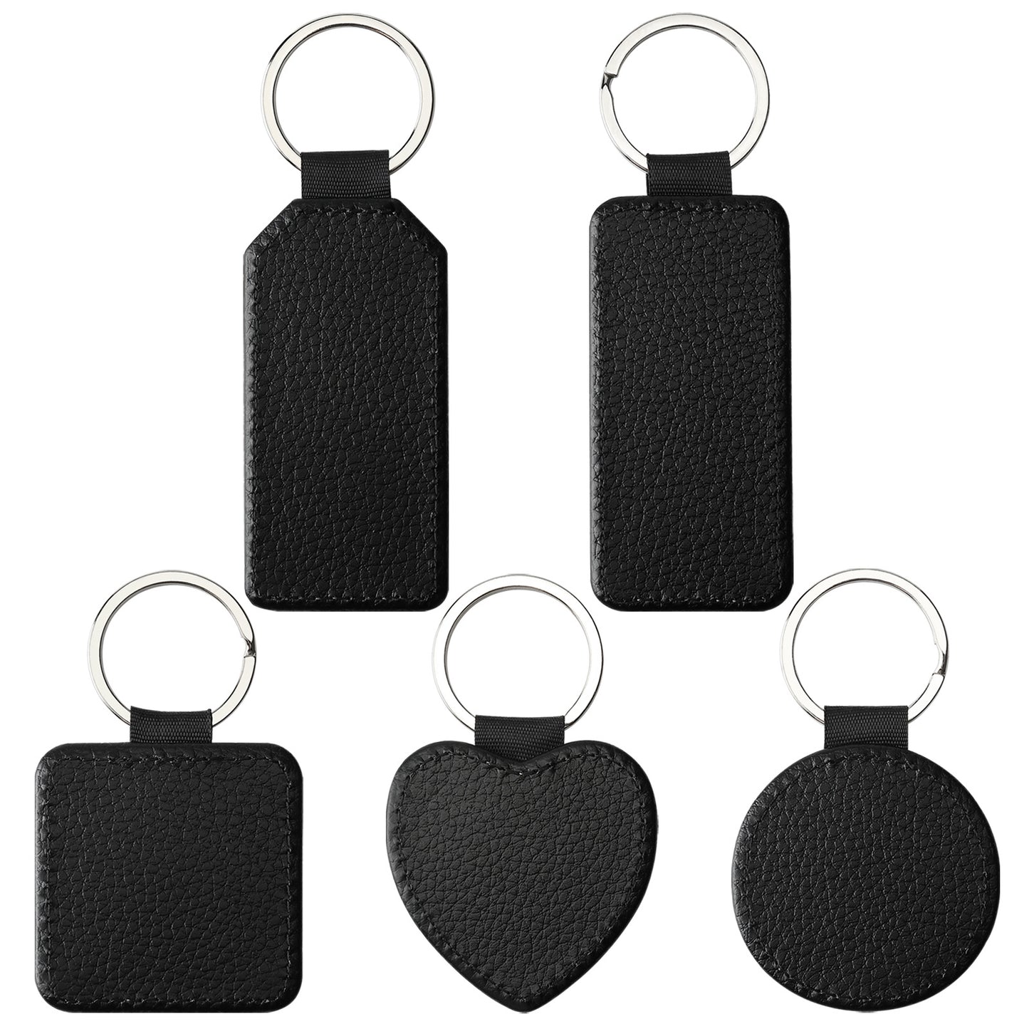 PU Leather Keychains Sublimation Blanks