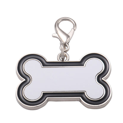 Bone Shaped Dog Tags Sublimation Blanks