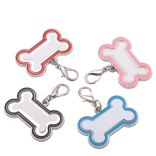 Bone Shaped Dog Tags Sublimation Blanks