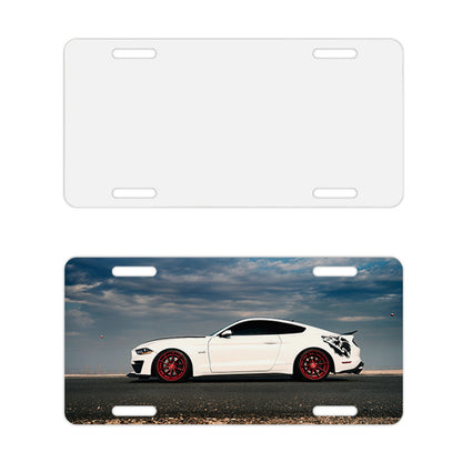 Aluminum Car License Plate Sublimation Blanks